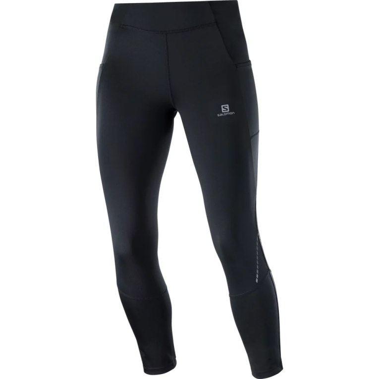 Calça Legging Salomon Cross Run 25'' Feminino Pretas | PT H78306